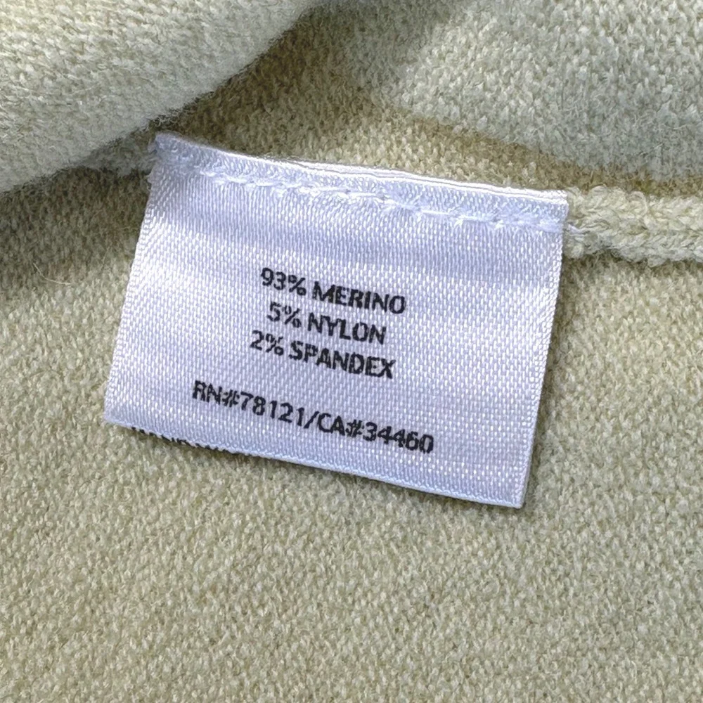 Y2K Eileen Fisher 2 Pc Set Jacket Tank Light Pistachio Merino Wool Hong‎ Kong XS